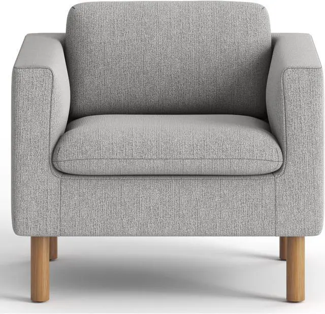 Alt view image 2 of 5 - HON Parkwyn Club Chair - Gray VP3LCHRGRY