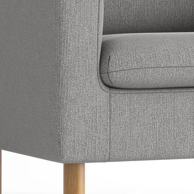 Alt view image 3 of 5 - HON Parkwyn Club Chair - Gray VP3LCHRGRY