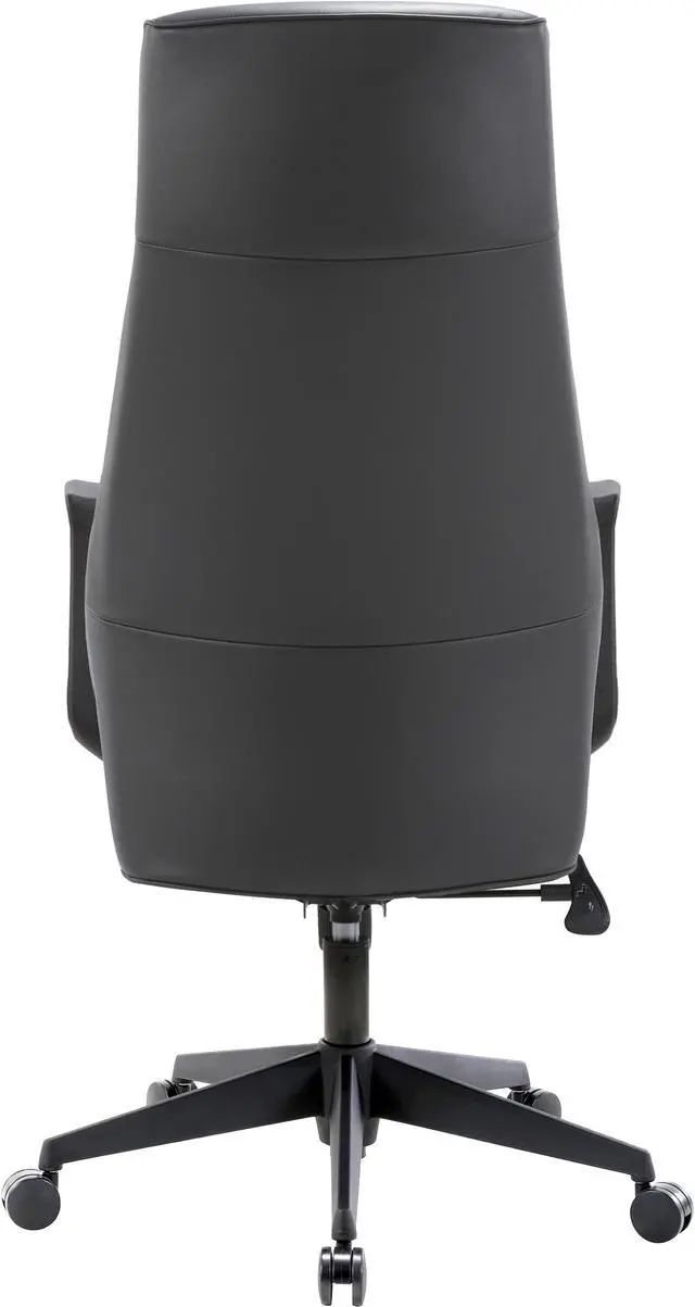 Alt view image 4 of 6 - Lorell High-Back Bonded Leather Chair 41841