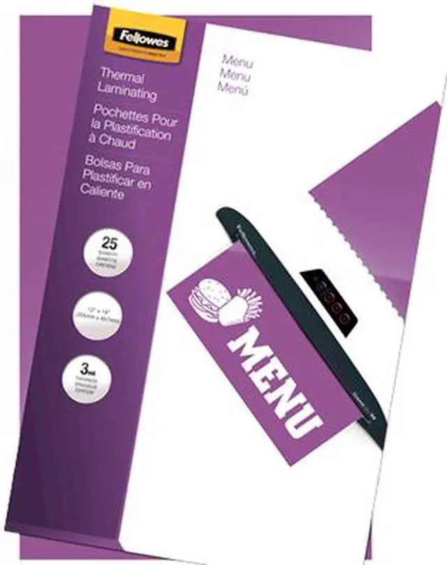 Alt view image 2 of 4 - 52011 Fellowes Laminating Pouches, 3 mil, 12 x 18, 25/Pack