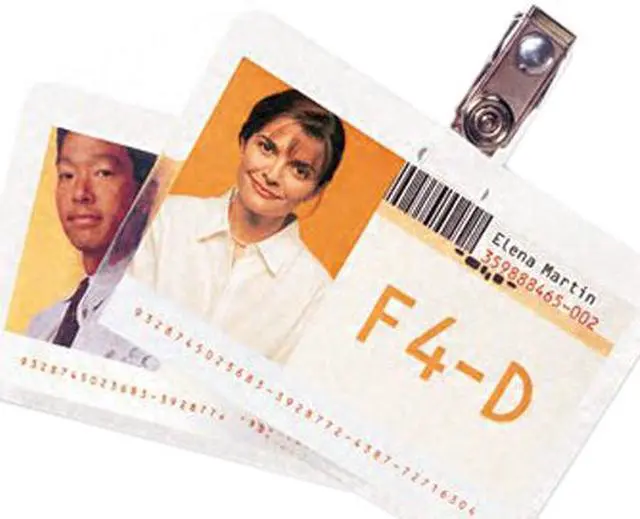 Main image of 3202011 GBC HeatSeal Laminating Pouches, 5 mil, 2 9/16 x 3 3/4, Badge Size, 25/Pack
