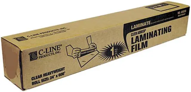 Main image of 65050 C-Line Cleer Adheer Laminating Film, 2 mil, 24" x 50 ft. Roll
