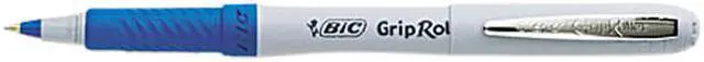 Main image of BIC GRE11-BE Grip Roller Ball Stick Pen, Blue Ink, Fine, Dozen