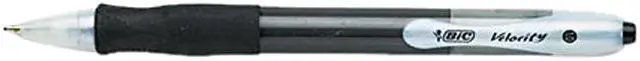 Main image of BIC Velocity Retractable Ballpoint Pen, Black Ink, Medium (Dozen)