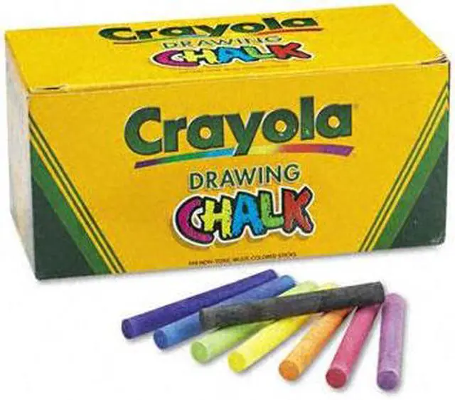 Main image of Crayola CYO510400 Colored Drawing Chalk Sticks, 3.2" L, 0.4" D, Assorted - 144/Box
