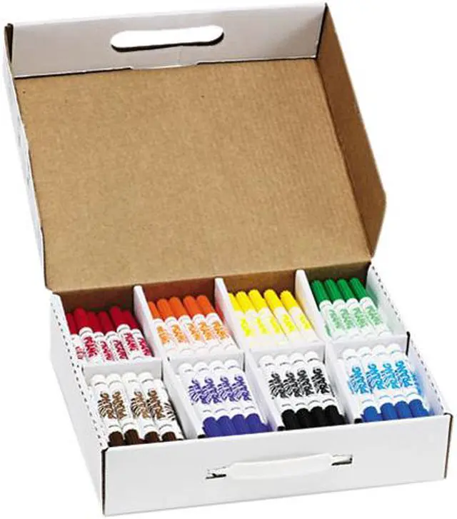 Main image of Dixon 80613 Washable Markers, Eight Assorted Colors, 200/Box