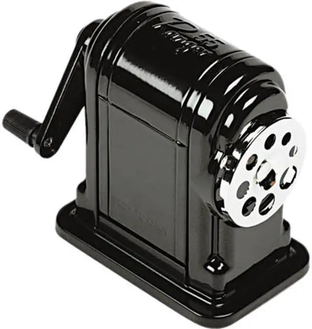 Main image of X-ACTO 1001 Boston Ranger 55 Table-Mount/Wall-Mount Manual Pencil Sharpener, Black