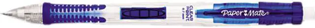 Main image of Paper Mate 56043 Clear Point Mechanical Pencil, 0.7 mm, Blue Barrel, Refillable