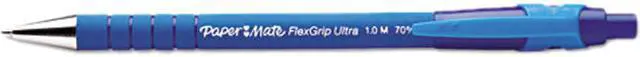 Main image of Paper Mate FlexGrip Ultra Retractable Ball Pen, Blue Ink, Medium, 1.0 mm (Dozen)