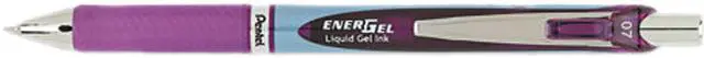 Main image of Pentel BLN77-V EnerGel RTX Roller Ball Retractable Gel Pen, Needle Tip, Violet Ink, Medium