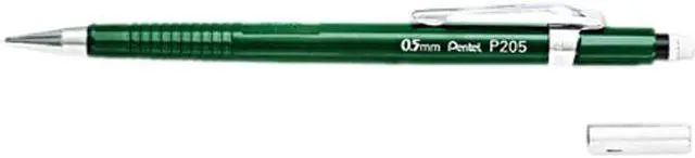Main image of Pentel P205D Sharp Mechanical Drafting Pencil, 0.50 mm, Green Barrel