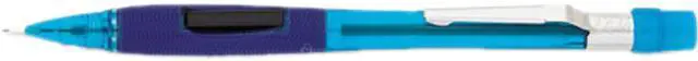 Main image of Pentel PD345TC Quicker Clicker Mechanical Pencil, 0.50 mm, Transparent Blue Barrel