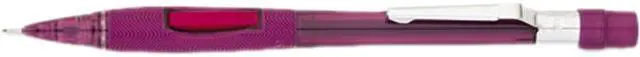 Main image of Pentel PD349TB Quicker Clicker Mechanical Pencil, 0.90 mm, Transparent Burgundy Barrel