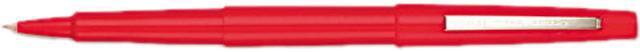 Main image of Paper Mate 8420152 Point Guard Flair Porous Point Stick Pen, Red Ink, Medium, Dozen