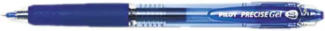 Main image of Pilot 15002 Precise Roller Ball Retractable Gel Pen, Blue Ink, Fine, Dozen
