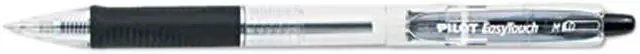 Main image of Pilot EasyTouch Retr Ballpoint Pen, Black Ink, Medium, 1.0 mm (Dozen)