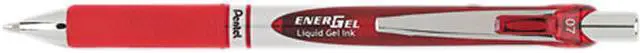 Main image of Pentel BL77-B EnerGel RTX Roller Ball Retractable Gel Pen, Red Ink, Medium