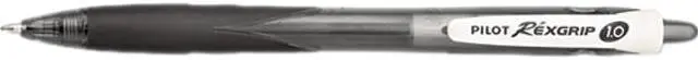 Main image of Pilot 32370 RexGrip BeGreen Ballpoint Retractable Pen, Black Ink, Medium, Dozen