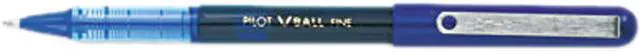 Main image of Pilot 35113 VBall Roller Ball Stick Pen, Liquid Ink, Blue Ink, Fine Point, Dozen