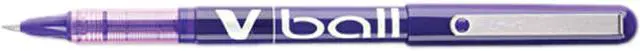Main image of Pilot 35210 VBall Roller Ball Stick Liquid Pen, Purple Ink, Extra Fine, Dozen