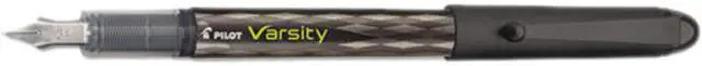 Main image of Pilot 90010 Varsity Disposable Fountain Stick India Pen, Black Ink, Medium
