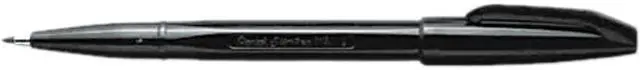 Main image of Pentel S520-A Sign Pen Porous Point Capped Water-Based Pen, Black Ink, Fine, Dozen