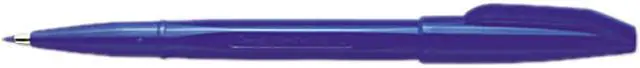 Main image of Pentel S520-C Sign Pen Porous Point Capped Water-Based Pen, Blue Ink, Fine, Dozen
