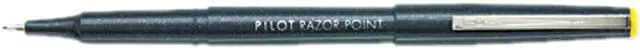 Main image of Pilot 11001 Razor Point Porous Point Stick Pen, Black Ink, Extra Fine, Dozen