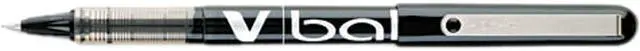 Main image of Pilot 35200 VBall Roller Ball Stick Pen, Liquid Ink, Black Ink, Extra Fine, Dozen