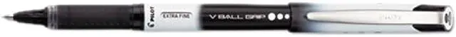 Main image of Pilot 35470 VBall Grip Roller Ball Stick Pen; Liquid Ink; Black Ink; Extra Fine, Dozen