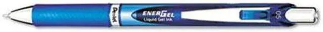 Alt view image 2 of 3 - Pentel BLN75-C EnerGel RTX Roller Ball Retractable Gel Pen, Blue Ink, Fine