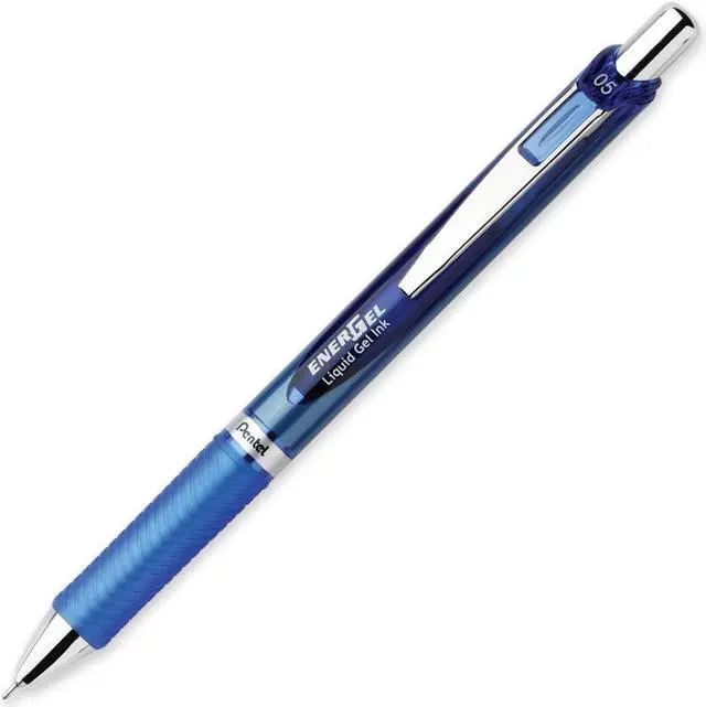 Alt view image 3 of 3 - Pentel BLN75-C EnerGel RTX Roller Ball Retractable Gel Pen, Blue Ink, Fine