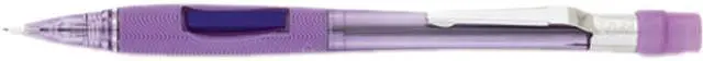 Main image of Pentel PD347TV Quicker Clicker Mechanical Pencil, 0.70 mm, Transparent Violet Barrel