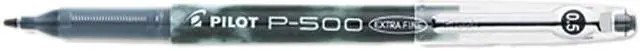 Main image of Pilot 38600 P-500 Gel Roller Ball Stick Pen, Needle Point, Black Ink, 0.5 Extra Fine, Dozen