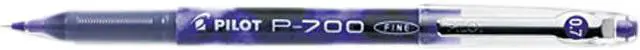 Main image of Pilot 38621 P-700 Roller Ball Stick Gel Pen, Purple Ink, Fine, Dozen