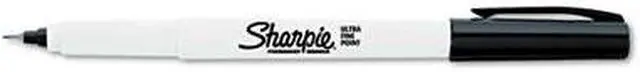 Main image of Sharpie 37665PP Permanent Markers, Ultra Fine Point, Black, 5/Pack
