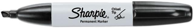 $29.69 Markerd Sharpie Permanent Chisel 38201 Black Box 12 S38201 10500790  071641382015