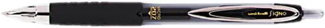 Main image of uni-ball 61255 Signo Gel 207 Retr Roller Ball Pen, Black Ink, Micro Fine, Dozen