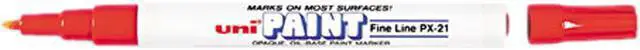 Main image of Sanford 63702 uni-Paint Marker, Fine Point, Red