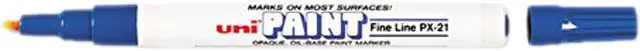 Main image of Sanford 63703 uni-Paint Marker, Fine Point, Blue