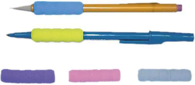 Main image of Tatco 19711 Ribbed Pencil Cushions, 1-3/4", Assorted, 50/Box