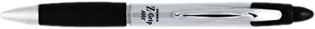 Main image of Zebra 22410 Z-Grip MAX Ballpoint Retractable Pen, Black Ink, Medium, Dozen
