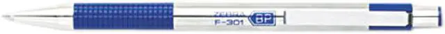 Main image of Zebra 27120 F-301 Ballpoint Retractable Pen, Blue Ink, Fine