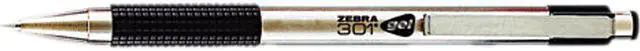 Main image of Zebra Pen G-301 Rollerball Pen Medium Pen Point Type - 0.7 mm Pen Point Size - Black Ink - Stainless Steel Barrel - 1 / Pack