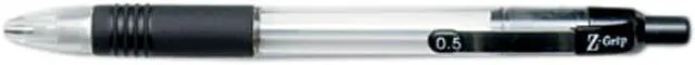 Main image of Zebra 52310 Z-Grip Mechanical Pencil, 0.50 mm, Clear Barrel, 12/Pack
