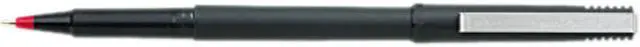 Main image of uni-ball 60152 Roller Ball Stick Dye-Based Pen, Red Ink, Micro, Dozen