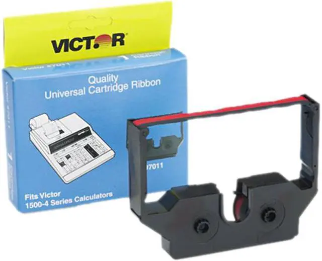 Main image of Victor 7011 Ribbon, Black/Red