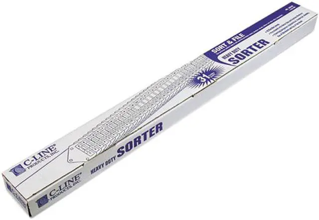 Main image of Heavy Duty Document Sorter, Metal Tabs 2-1/2 x 25-3/8, 1/EA, 30540