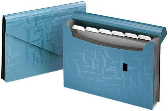 Main image of Pendaflex Essentials 01158 Essentials Expanding File, Seven Pockets, Poly, 13 1/2 x 9, Blue