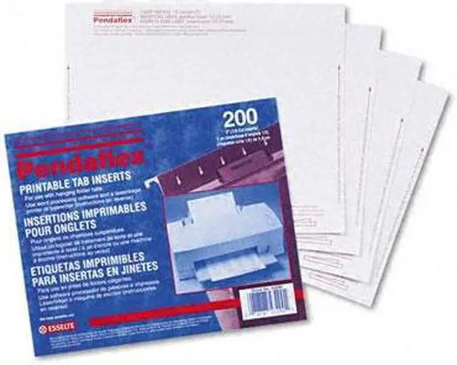 pendaflex-43290-printable-hanging-file-folder-tab-inserts-1-5-tab-2in-white-200-pack-newegg-com for Free Printable Hanging File Folder Tab Inserts Pendaflex 43290 Printable Hanging File Folder Tab Inserts, 1/5 Tab, 2in, White, 200/Pack - Newegg.com for Free Printable Hanging File Folder Tab Inserts